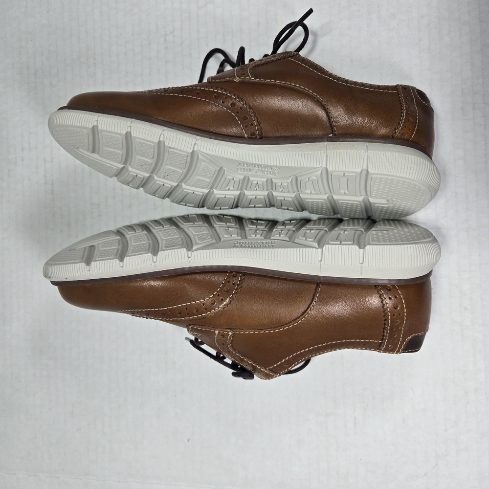 *NEW* Johnston & Murphy Big Kid Holden Wing Tip Dress Shoes Size 2 (Little Boys) - Picture 5 of 12